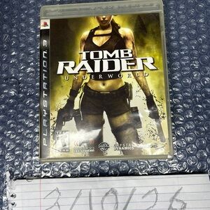 Tomb Raider: Underworld (PlayStation 3) - Yellow/Black